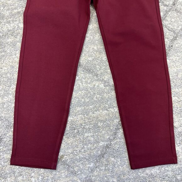 Liverpool Womens Jeans Madonna Legging Ponte Knit Stretch Burgundy 12 Petite - Picture 3 of 12